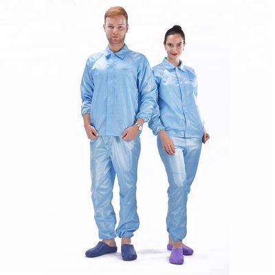 Habillement pharmaceutique de Cleanroom d'ESD Launderable de la classe 100